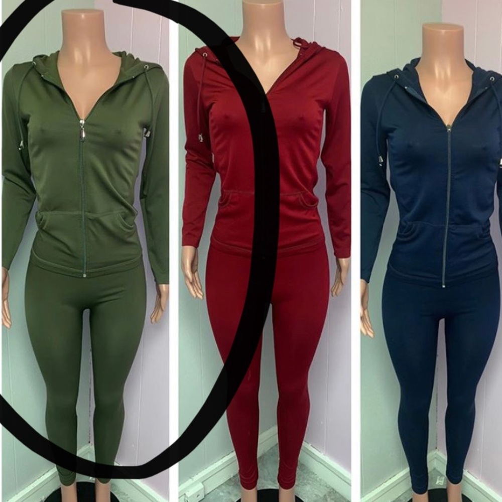 Olive Green Leggings Set
